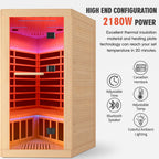 Canadian hemlock pentagonal double sauna