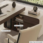 Premium L Shaped Executive Desk 72In Multifunctional