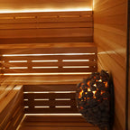Custom Indoor Sauna Room - 6' x 8' x 8' - Finnish Sauna Builders