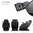 Airvana Zenith Full Body Zero Gravity Shiatsu Massage Chair With Heat And Voice Control (SAK93154)