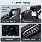 Bosscare Full Body Zero Gravity Shiatsu Recliner Massage Chair With AI Voice & App Control (SAK52960)